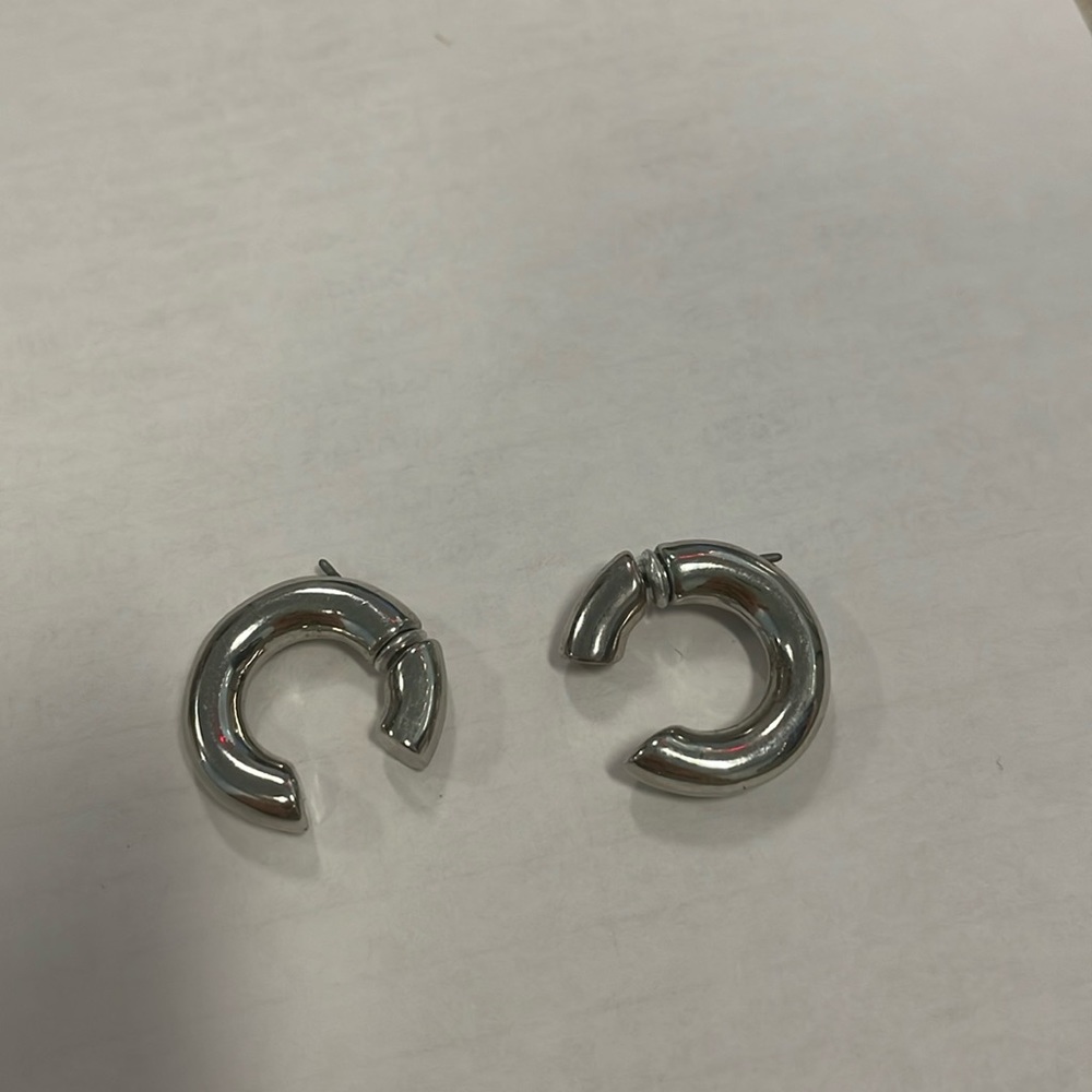 Funky Silver Earrings